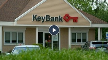 Key Bank office in Maine where they were a victim of fraud (thumbnail for video clip)